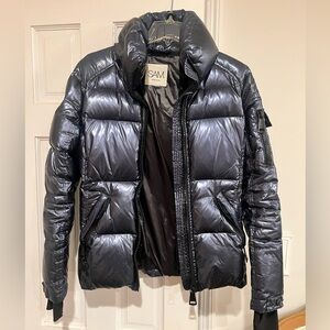 SAM. Freestyle Down Jacket Size Small Dark Marine